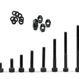 Rpi shop - M4 Allen Cap Screw Set of 8 Size (6mm, 8mm, 10mm, 12mm, 15mm, 20mm, 25mm, 30mm) Each 10 Pcs, With 80 pcs Nut & 80 Pcs Washer, Pack Of 240 Pcs-16