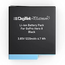 Digitek Platinum Rechargeable Battery Pack for Hero 8 Black (DBG-8)-15