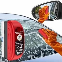 Car Glass Oil-Film Remover & Hydrophobic Anti-Fog Rainproof Coating – Streak-Free Windshield, Window & Mirror Cleaner | Automotive Oil Film Cleaning Brush & Multi-Purpose Glass Care Kit-image-18