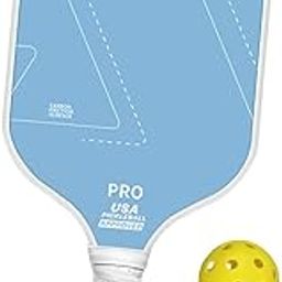 UJEAVETTE Carbon Fiber Pickleball Paddle Premium 16mm Thick Honeycomb Core-image-57