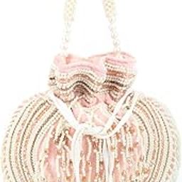Women Pink Embroidered Potli Bag-image-43
