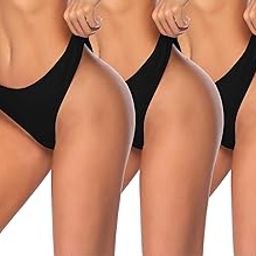 Women's Seamless No Show Thong Panties Comfortable Breathable Pack of 3 Underwear-image-6