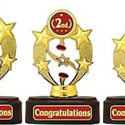 AARK INDIA 1st,2nd & 3rd Place Winner Trophy for Competition/Match/Sports/Event/School/College (Set of 3 Trophies) PC002203-image-36