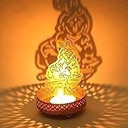 Heaven Decor Metal Laddu Gopal Shadow Tealight Candle Holder, Pack of 1-image-95