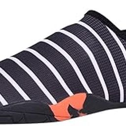 Unisex Water Shoes Quick-Dry Aqua Shoes Lightweight Swim Shoes 44 Black-image-37