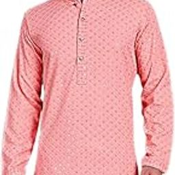 Men's Chikankari Embroidered and Sequence Kurtas-picture-15