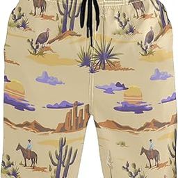 Stylish Mens Swim Trunks Quick Dry Beachwear Sports Running Swim Board Shorts Bathing Suits Mesh Lining-image-70