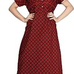 Women's Cotton Maxi Maternity Nighty (Multicolor, Free Size)-picture-12