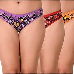 Pack of 3 Women Hipster Multicolor Panty-image-43