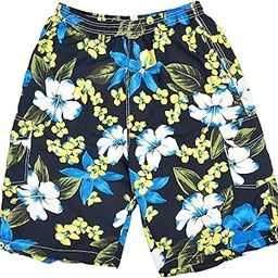 Men's Printed Swim Shorts with Pockets, Adjustable Drawstring, Quick-Dry Fabric & Comfortable Fit – Beach & Pool Wear -Multicolor - Free Size-image-8