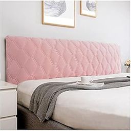 ELBME Headboard Bed Cover Thickened Quilted Headboard Slipcover King Size Double/Single Elastic Bed Headboard Protective Cover Dustproof Headboard Cover Grey (Color : D, Size : 150cm(59 inch))-image-28