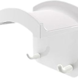 THE STYLE SUTRA Headphone Holder Wall Mount Under Desk Accessories Support Rack Space Saving White-7