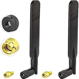 3G/4G Antenna Wide Band 5dbi Omni Directional Antenna/SMA/RPSMA Connector/Lora Gateway 4G Router Cellular Trail Camera Hotspot Access Point Extender Network Device 2-Pack-29