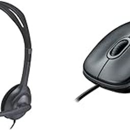 Logitech H111 Wired Headphones On Ear Headphones with Mic Black-image-31