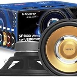 MAGNETZ SF-1800 Car Subwoofer, 12-inch, 1800 Watts, Gold with Double Magnet-11