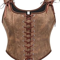 Women’s Short Waist Corset Vest | Tube Style Body Shaping Bustier with Adjustable Straps-image-25