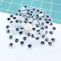Googly Eyes, Round – Wiggly Eyes for Crafts, DIY Projects, and Decorations (18MM (30 PC))-image-52