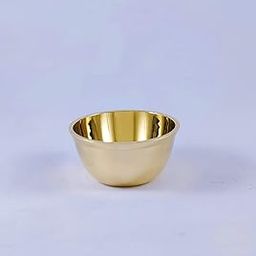 Ansh Pure Brass Plain Bowl, SIZE-250 ML Pack of 01 Bowls-image-54