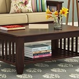 Craftswood Sheesham Wooden Coffee Table with Storage – Walnut Finish, Pre-Assembled, Stylish & Durable Center Table for Living Room, Office, and Lounge-28