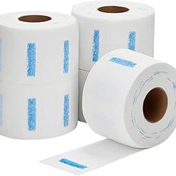 UD Professional Barber Salon Disposable Neck Paper Strips Stretchable Hair Cutting Neckband Supplies- 5 Rolls-image-51