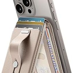 ESR Upgraded for Aura MagSafe Wallet, 5 Card Holder with Adjustable Stand, RFID-Blocking, Secure Grip, Magnetic Wallet for iPhone 16/15/14/13/12, Not for Mini, Not Find My Compatible, Desert Titanium-image-61