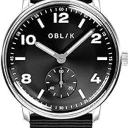 Stark Black | Slim Men's Analogue, Leather Watch | Japanese Quartz - Subsecond | 3Atm Water Resistant | Case Size: 38 Mm | Designed In Germany-picture-32