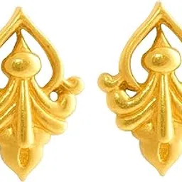 p.c. chandra jewellers Women's & Girl's 22Kt Yellow Gold Jhumki Earrings-picture-41