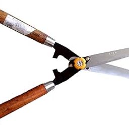 Agrico Tata Garden Tools-Hedge Shear Wooden Handle Lawn Or Grass Cutter | Made Of Chrome Vanadium Steel | 8 Blade Size-picture-26