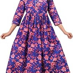 Meternity Gown for Womens and Girls with Beautyfull Design 3/4 Sleeves Long Gown-41