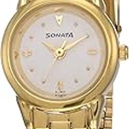 Quartz Analog White Dial Stainless Steel Strap Watch for Women-NS8925YM01W/NT8925YM01W-picture-16