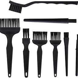 Sky Enterprise Pack of 8 Pcs ESD Safe Anti Static Brush Set Detailing Cleaning Tool for Mobile Phone Tablet PCB BGA Repair Work-image-66