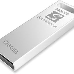 Simmtronics 128GB Metal USB Flash Drive with Metal Body | High-Speed Storage Solution for Files, Photos, and More! Reliable & Durable Design.-10