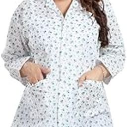 Women's/Girl's Collar Cotton Printed Summer Coat | Suncoat Helps to Protect From Sunrays, Dust Pollution, Sunburn, Tanning of Skin | Ideal for Driving, Hot Summers, Traveling.-17