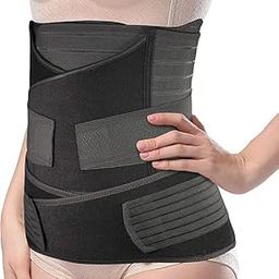 Kenzlife 3-in-1 Postpartum/Maternity/Abdominal/Pregnancy Belt after Delivery C Section, Waist & Pelvis Slimming Shapewear Tummy Reduction (30" to 46" waist size) (Black)-image-112