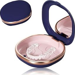 TecoKart® Slim Retainer & Aligner Case with Mirror – Portable Mouth Guard Holder with Silicone Pad, Magnetic Closure & Non-Slip Grip – Travel-Friendly Design-image-39