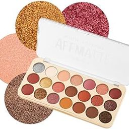 Eye Shadow Palette, 21 Shades, Metallic Shimmer Glitter Matte Finish, Multicolor-image-17