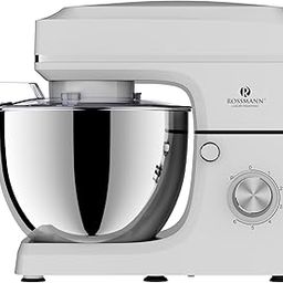 Rossmann Stand Mixer, Professional 2000 Watts 100% Pure Copper Motor, 8 Lit removeable SS Bowl, 4 Safety Features, Metal Gears & Planetary Rotation, Teflon Coated Accessories (Tableware, 8 Liter)-25