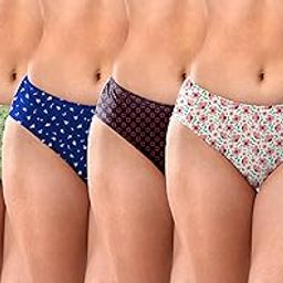 Women's Cotton Inner Elastic Panty All Over Print Hipster Panties-picture-27