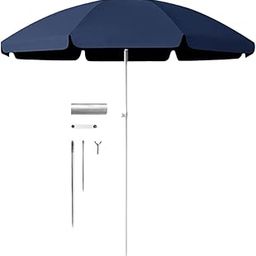 Bnf® Small Patio Umbrella 5.6ft Heavy Duty Portable Market Umbrella for Park Lawn Blue|Home & Garden|Yard, Garden & Outdoor Living|Garden Structures & Shade|Umbrellas-image-89
