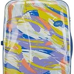 Abstract 69 CMS Polycarbonate Hardsided Spinner Carry-On Luggage Trolley with Anti Theft Zipper, TSA Lock (Yellow)-35