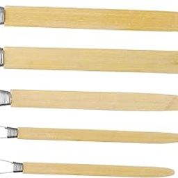 CALANDIS® 5 PCS Clay Pottery Sculpting Tools Set Sculpture Carving Scraper Craft Tool-picture-17