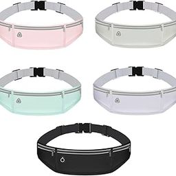 MERISHOPP Running Belt Fanny Pack Adjustable Belt Waistband Bag for Jogging Gym Hiking Pink| Sports Equipment | Outdoor Sports Gear | Exercise Gear-image-80