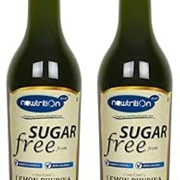 Newtrition Plus Redefining Nutrition Sugar Free Lemon Phudina Mixer Syrup - Pack of 2 (500 ml Each) - Zero Calorie, Diabetic Friendly, Keto Friendly-image-45