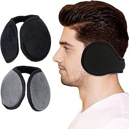 Set Of 2 Pcs Adjustable Soft Warm Ear Warmers/Earmuff/Ear Cap For Men & Women for Winter Season Pack Of 1 (Random Color)-15