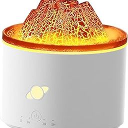 ARTISOUL® Flame Aroma Diffuser Essential Oil Diffuser for Tabletop Living Room Bedroom White | Home Improvement | Heating, Cooling & Air | Humidifiers-image-3