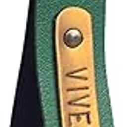 Personalized Vegan Premium Leather Keychain | For Men, Women & Kids | Customizable keychain featuring a charm and name tag | Durable and enduring unisex present with metal ring-picture-13