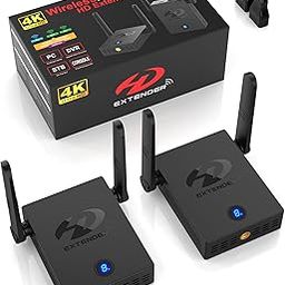 Graige 4K 30HZ Wireless HDMI Transmitter and Receiver, 492ft, Dual Cooling Systems, 9CH 1TX to 3RXS, Streaming from STB, PC, DVD, CCTV to TV, Projector, Monitor-16