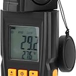 BAZPUR MART® Luminometer, ABS Material Portable Light Meter Illuminance Meter Sensitive Response High Accuracyn Light Meter for Light Strength for Weak Light'$-15
