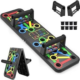 VOORDEEL Push Up Board for Men & Women – 14-in-1 Foldable Pushup Bar System | Home Gym Strength Training Equipment for Chest, Arms, Back, Shoulders with Non-Slip Handles-image-33