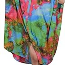 Tie Dye Print Caftan Plus size beach cover up Kaftan | One size fits all | 100% Imported Polyester-39